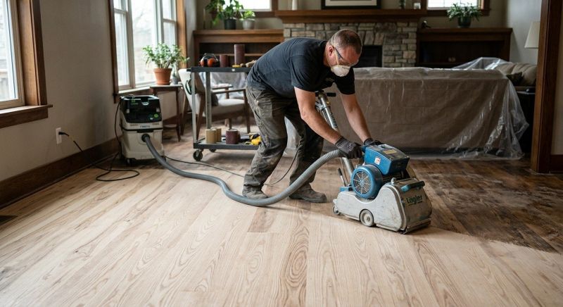 Ash Floor Refinishing in Alpharetta, GA