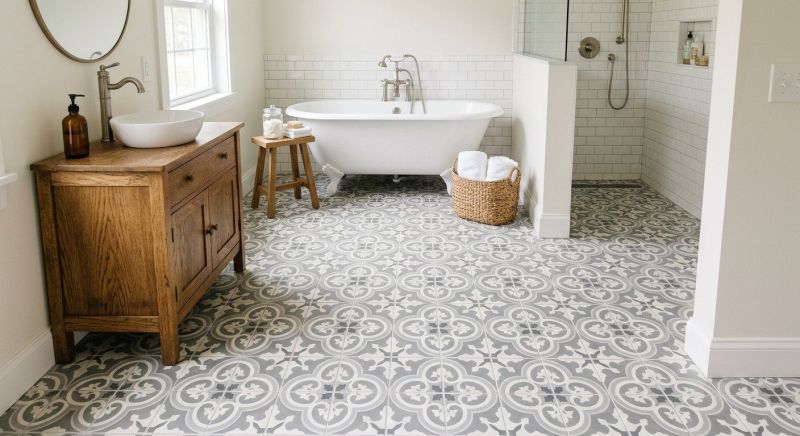 Bathroom Flooring Installation in Fredericksburg, VA