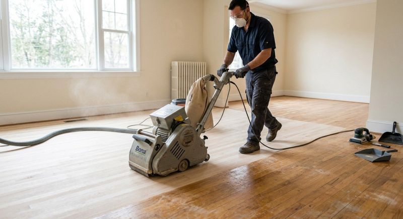 Birch Floor Refinishing in Alpharetta, GA