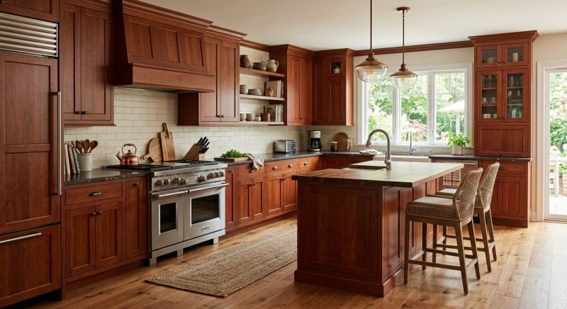 Cherry Cabinet Remodeling in Cincinnati, OH