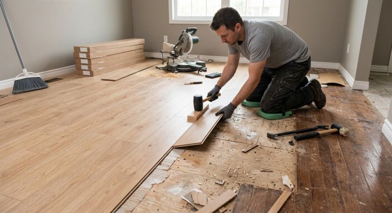 Laminate Flooring Replacement in Roseville, CA