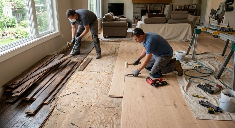 Oak Floor Replacement in Austin, TX