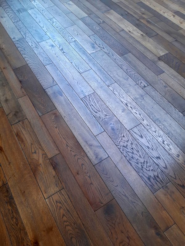 Oak Floor Staining in Overland Park, KS