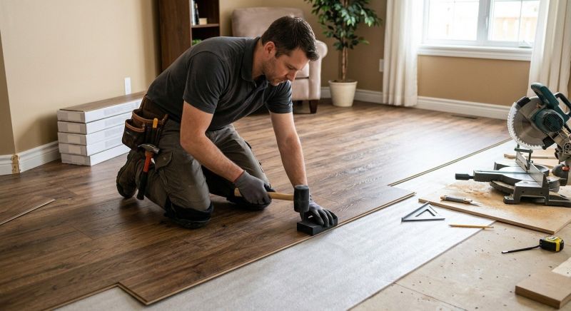Plank Laminate Installation in Roseville, CA