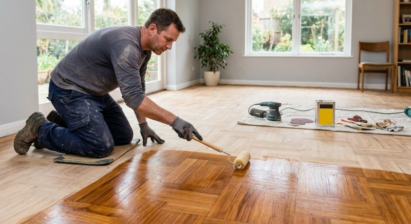 Tiger Wood Floor Refinishing in Olathe, KS