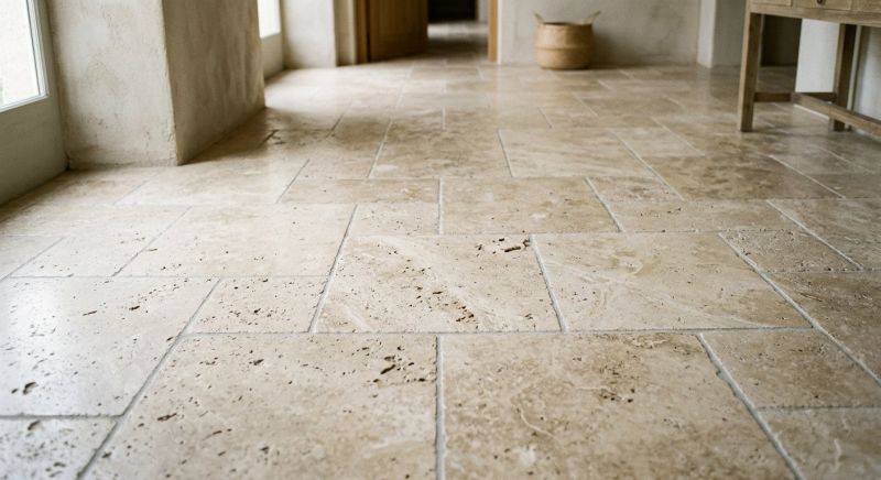 Travertine Floor Installation in Baltimore, MD
