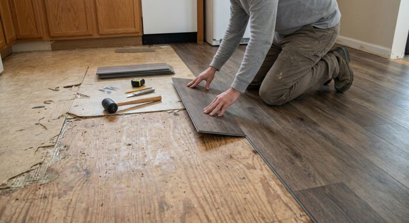 Vinyl Floor Replacement in Manassas, VA