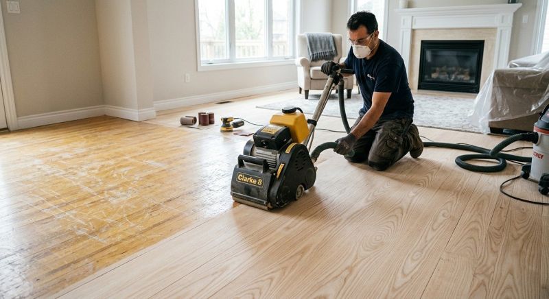 Ash Floor Refinishing in Overland Park, KS
