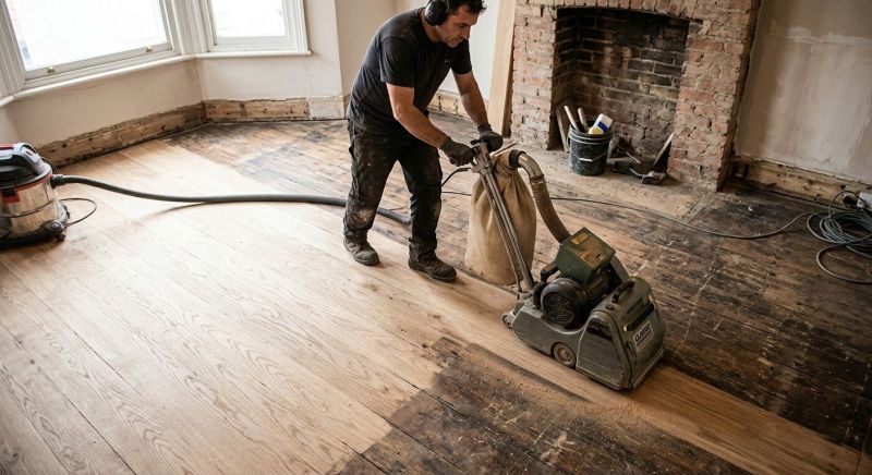Ash Floor Refinishing in Overland Park, KS