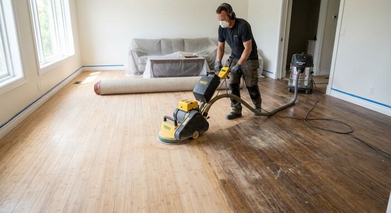Bamboo Floor Refinishing in Alpharetta, GA