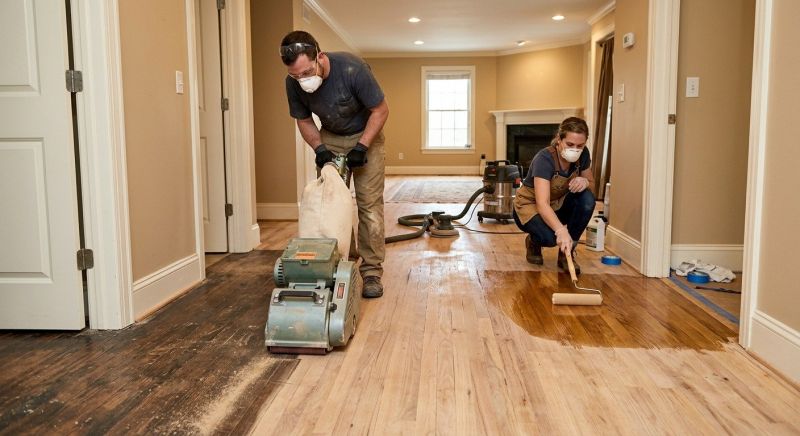 Bamboo Floor Refinishing in Alpharetta, GA