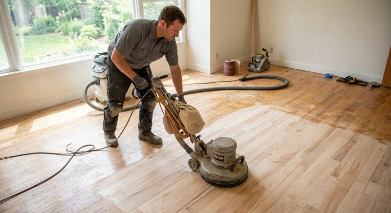 Birch Floor Refinishing in Alpharetta, GA