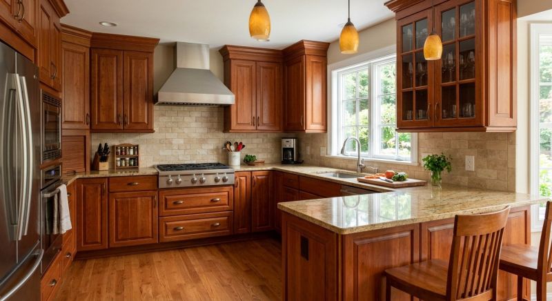 Cherry Cabinet Remodeling in Cincinnati, OH