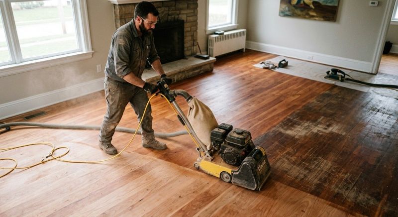 Cherry Floor Refinishing in Olathe, KS