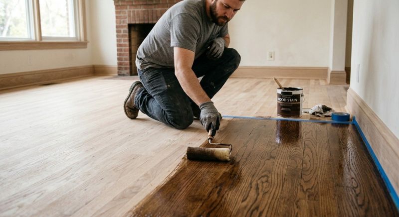 Floor Staining Service in Olathe, KS