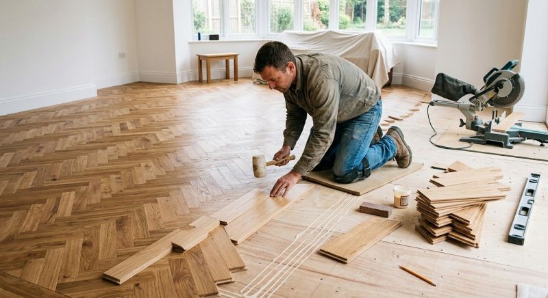Hickory Floor Installation in Phoenix, AZ