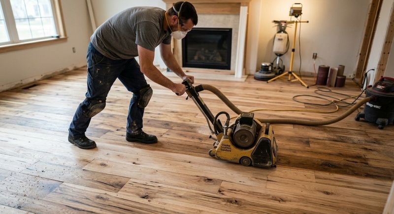 Hickory Floor Refinishing in Alpharetta, GA