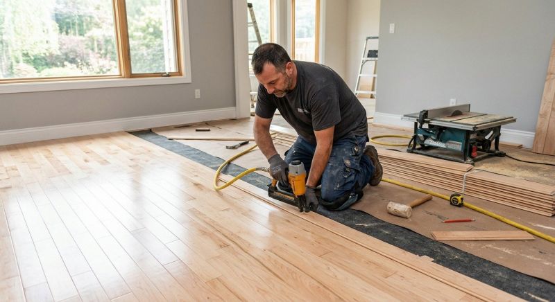Maple Flooring Installation in San Antonio, TX