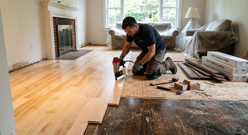 Maple Flooring Installation in Austin, TX