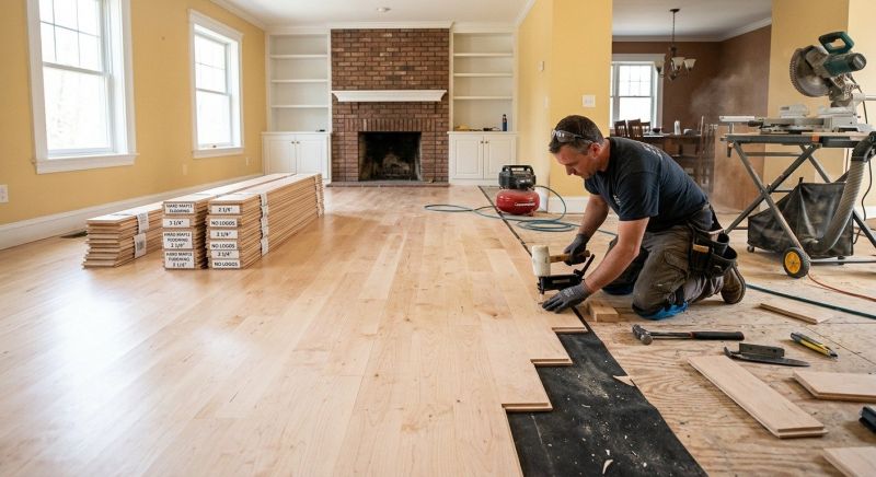 Maple Flooring Installation in Austin, TX