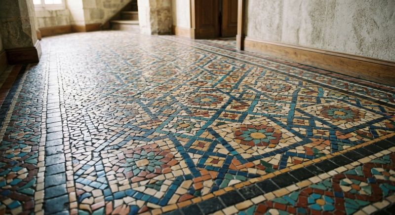 Mosaic Tile Floor Installation in Baltimore, MD