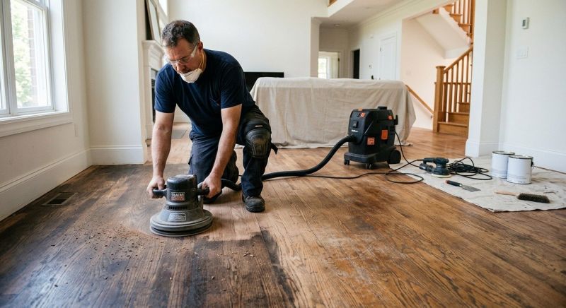 Oak Floor Refinishing in Olathe, KS