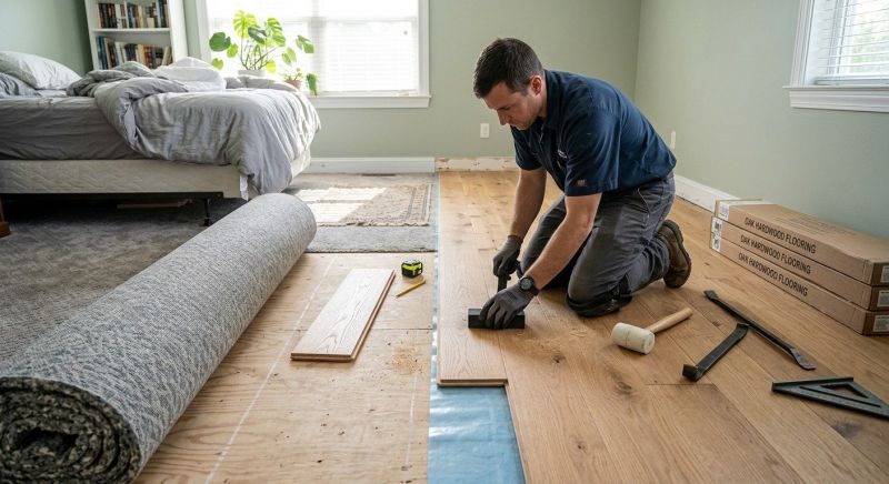 Oak Floor Replacement in Fort Worth, TX