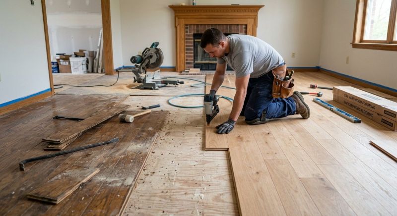 Oak Floor Replacement in San Antonio, TX