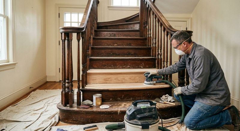 Oak Floor Staining in Alpharetta, GA