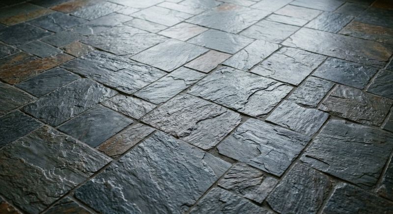 Slate Tile Floor Installation in Loudoun County, VA