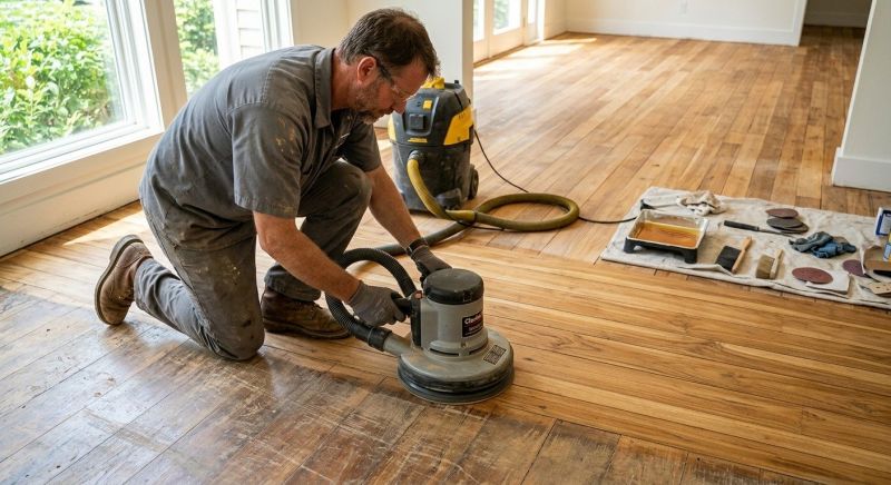 Teak Floor Refinishing in Overland Park, KS