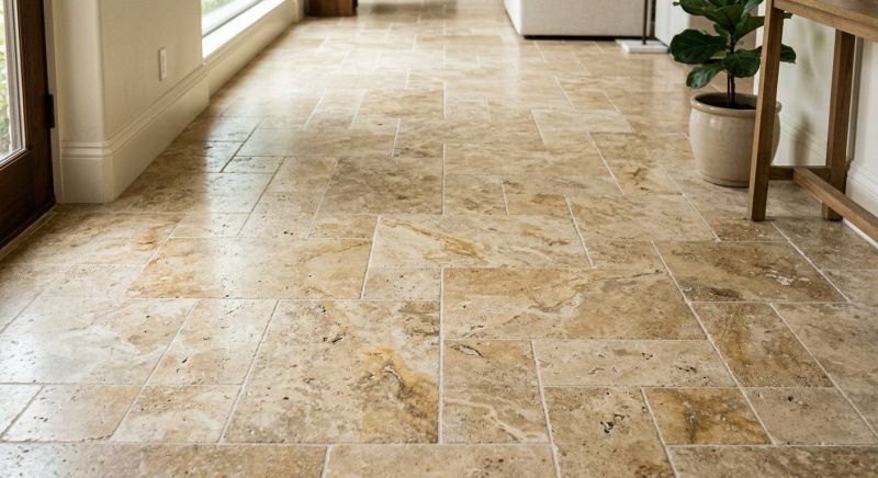 Travertine Floor Installation in Annapolis, MD