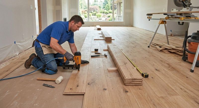 Walnut Flooring Installation in Austin, TX