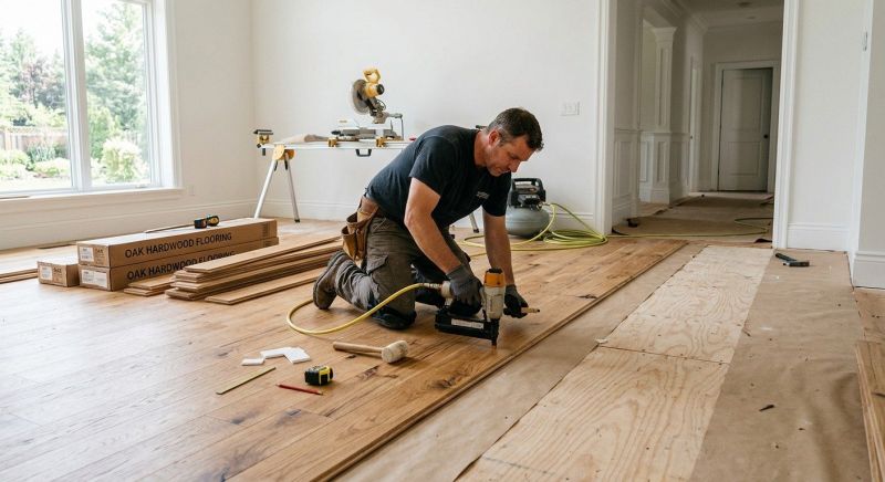 White Oak Floor Installation in Phoenix, AZ